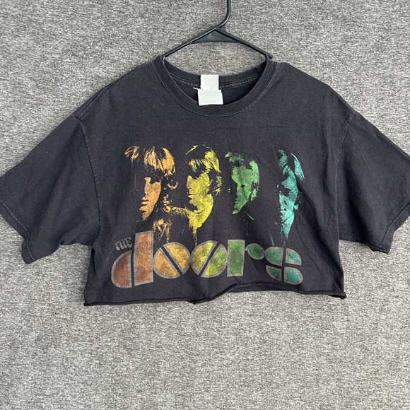 The Doors Band Graphic‎ Crop Top T Shirt Adult M Music Rock 2009 - Picture 1 of 7
